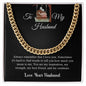 To My Husband | Cuban Link Chain
